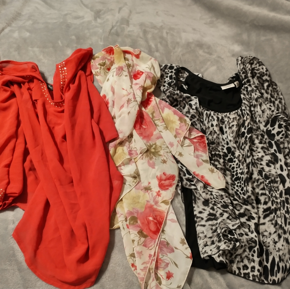 3 Dress Blouses